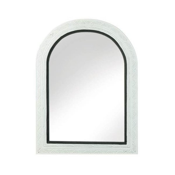 Nikki Chu Nikki Chu 5001046 Bicocca Wall Mirror with Black Trim; Blue 5001046